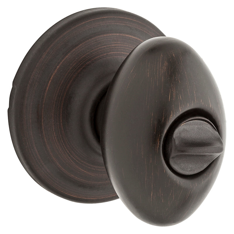 Kwikset Signature Series 730L-11P 6AL Privacy Door Knob, Venetian Bronze