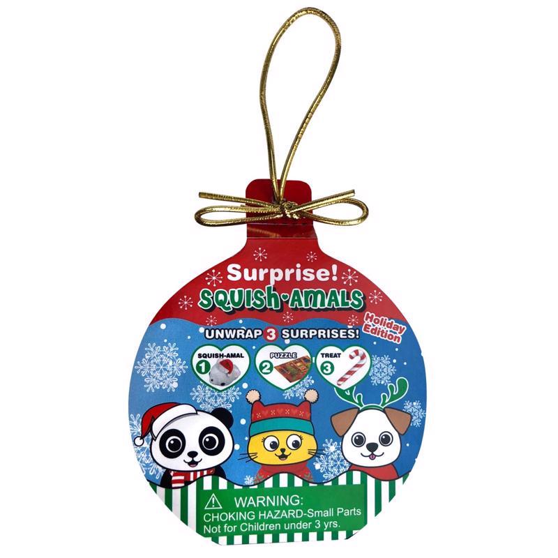 Zorbitz Squish-Amals Surprise Squishy Animal Toy Multicolored, Pack of 12