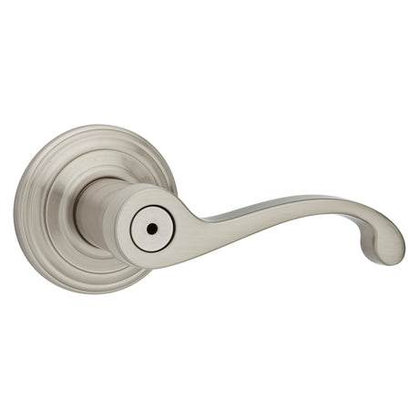 Kwikset Signature Series 730CHL 15 Privacy Lever, Thumbturn Lock, Satin Nickel, Knob Handle, Zinc, Residential, 2 Grade