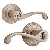 Kwikset Signature Series 730CHL 15 Privacy Lever, Thumbturn Lock, Satin Nickel, Knob Handle, Zinc, Residential, 2 Grade