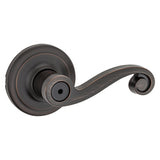 Kwikset Signature Series 730LL 11P 6AL Privacy Lever, Thumbturn Lock, Venetian Bronze, Zinc, Residential, 2 Grade