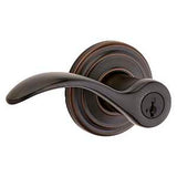 Kwikset Signature Series 740PML 11P SMT Entry Lever, Venetian Bronze, Zinc, Residential, Re-Key Technology: SmartKey