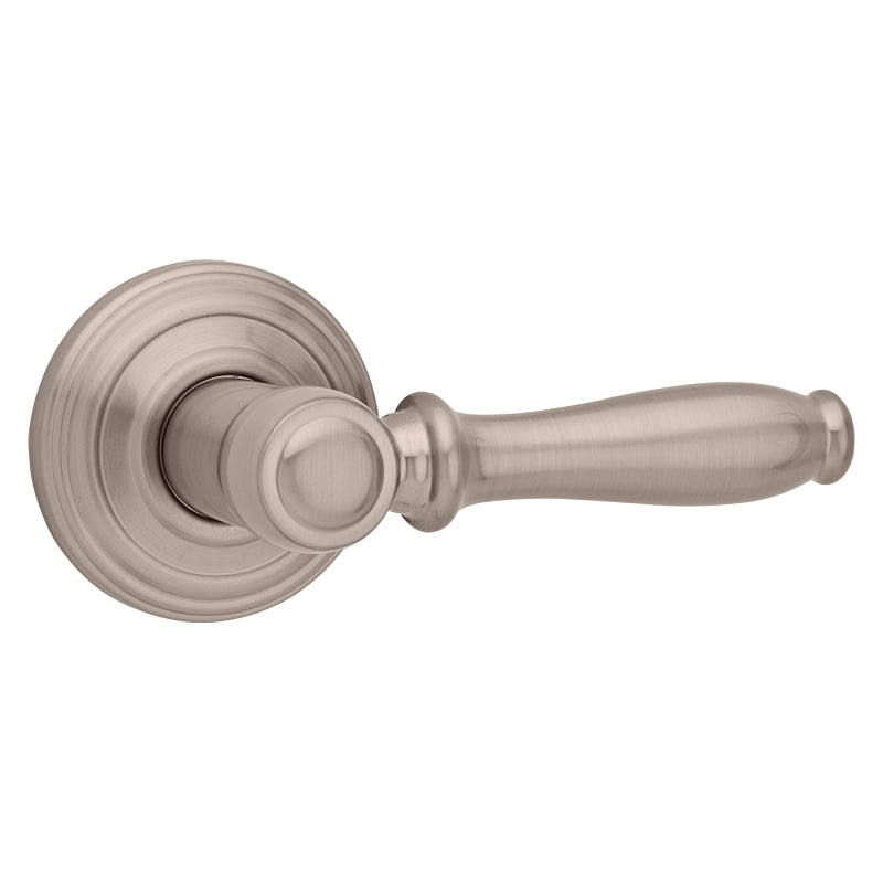 Kwikset Signature Series 720ADL 15 Passage Lever, Non-Locking Lock, Satin Nickel, Knob Handle, Zinc, Residential