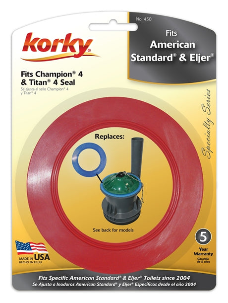 Korky 450BP Flush Valve Seal, Rubber