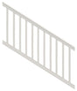 Xpanse Premier 73012466 Stair Rail Kit with Baluster, 6 ft L Actual, Square Profile, Polymer, White