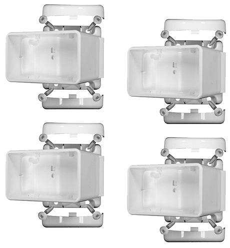 Xpanse Select 73012492 Rail Angle Bracket, Vinyl, White, Gloss, For: Select Series Railings