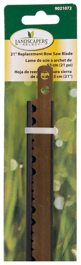 Landscapers Select BW41-480B Bow Saw Blade, 21 in L Blade, Carbon Steel Blade