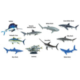 Safari Ltd. Toobs Pelagic Fish Toy Assorted 10 pc