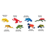 Safari Ltd. Toobs Poison Dart Frogs Toy Assorted 8 pc