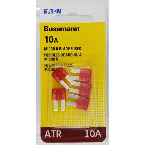 Bussmann 10 amps ATR Red Blade Fuse 5 pk, Pack of 5