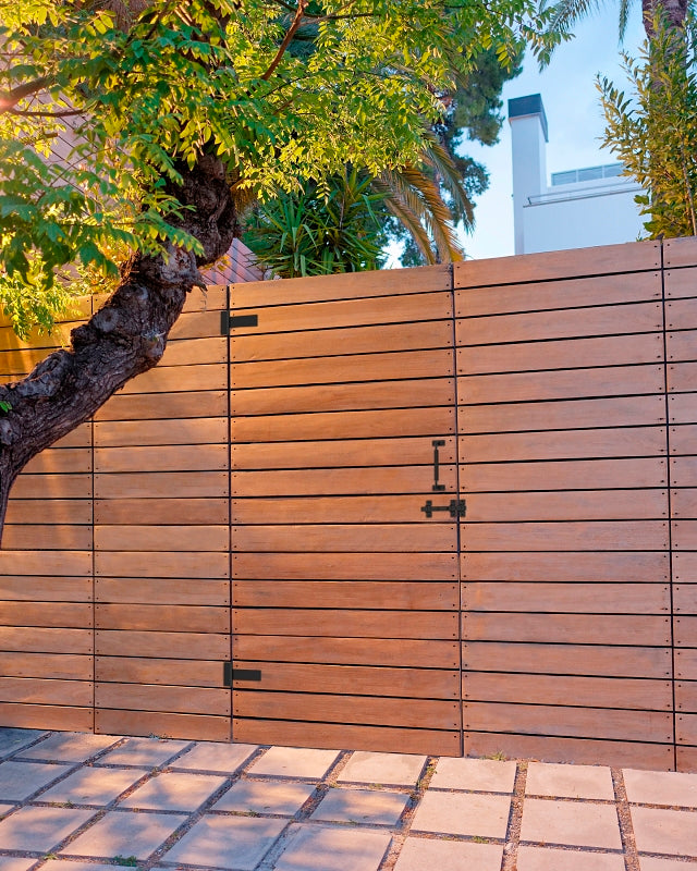 National Hardware N166-036 Industrial Gate Kit, Steel, Black, 4-Piece