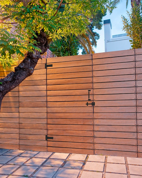 National Hardware N166-036 Industrial Gate Kit, Steel, Black, 4-Piece