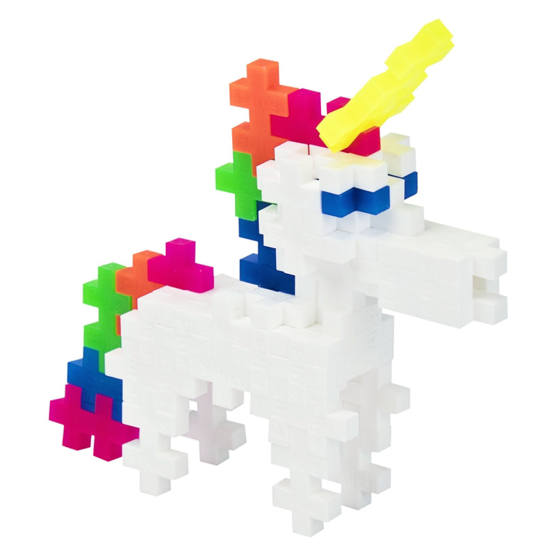 Plus-Plus Unicorn Building Toy Multicolored 70 pc