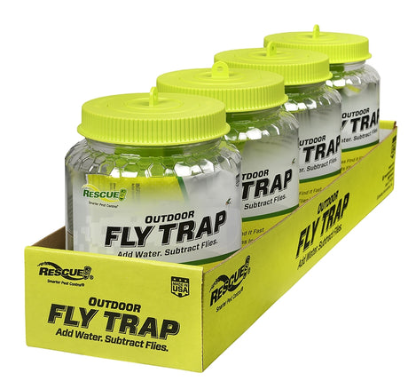 Rescue FTR-SF4 Fly Trap Refill, Solid, Musty, Refill Pack, Pack of 4