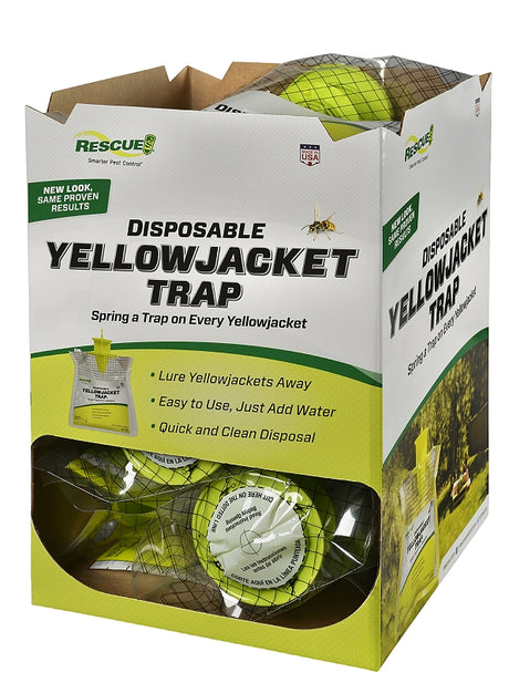 Rescue YJTD-DB12-W Disposable Yellow Jacket Trap, Pack of 12