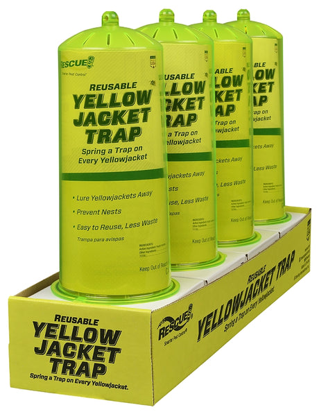 Rescue YJTR-SF4 Reusable Yellow Jacket Trap, Pack of 4