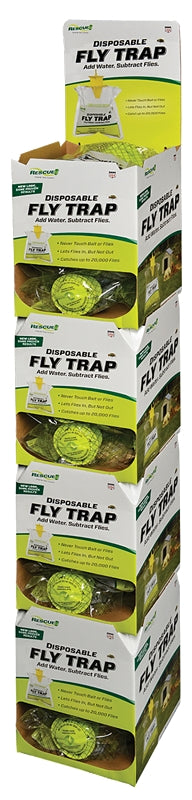 Rescue FTD-FD48 Fly Trap, Solid, Musty, Pack of 48