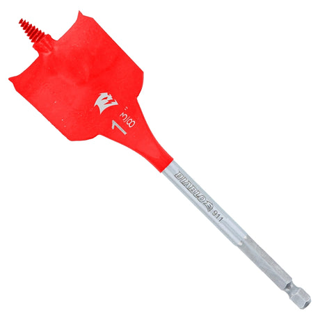 Diablo SPEEDemon DSP2160 Spade Drill Bit, 1-3/8 in Dia, 6 in OAL, 10 mm Dia Shank, Hex Shank