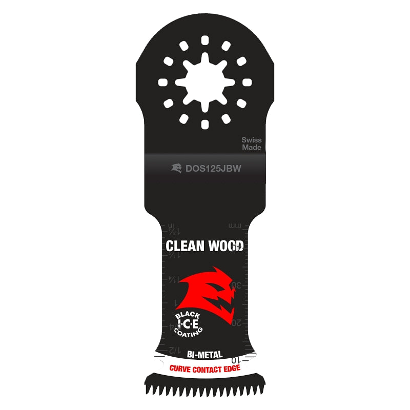 Diablo DOS125JBW3 Oscillating Blade, 1-1/4 in, Bi-Metal, 3/PK