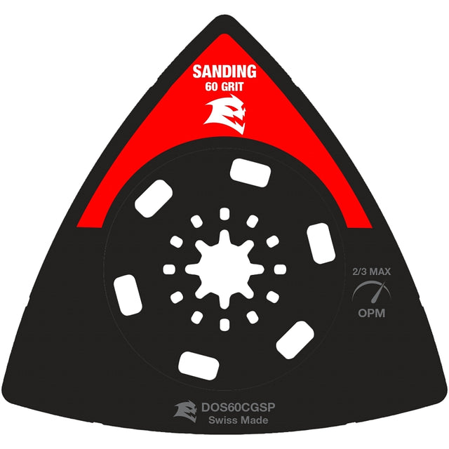 Diablo DOS60CGSP Oscillating Sanding Plate, 60 Grit, Carbide Abrasive, 3-1/2 in L