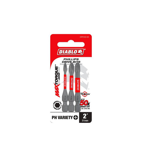 Diablo DPHV2-S3 Insert Bit Set, 3-Piece