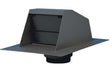Duraflo 6020BL Exhaust Vent with Collar Adapter, 16.2 in L, 24.06 in W, Plastic, Black