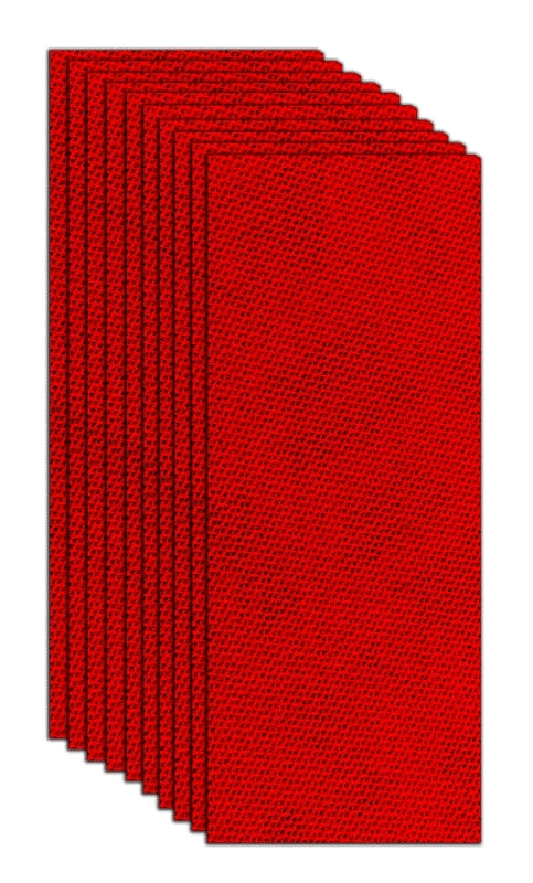 Diablo SandNet DND234ASTS10N Sanding Sheet Pack, 5 in L, 2-3/4 in W, Coarse, Medium, Ultra Fine, 80, 120, 220 Grit