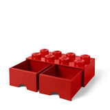 LEGO Storage Brick Drawer Red 3 pc, Pack of 3
