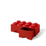 LEGO Storage Brick Drawer Red 3 pc, Pack of 3