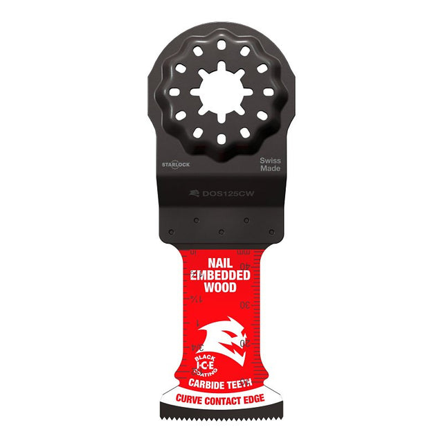 Diablo AMPED, Demo Demon DOS125CW Oscillating Blade, 1-3/4 in D Cutting, Carbide
