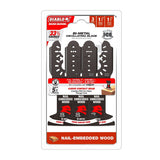Diablo DOS175JBW3 Oscillating Blade, 1-3/4 in D Cutting, Bi-Metal