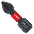 Diablo DPH21B Drive Bit, #2 Drive, Phillips Drive, 1/4 in Shank, Hex Shank, 1 in L
