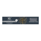 Celebrations Platinum LED Warm White Shimmer Sphere 16 in. Hanging Decor
