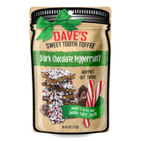 Dave's Sweet Tooth Dark Chocolate Peppermint Toffee 4 oz, Pack of 12