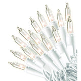 Celebrations Red Incandescent Mini Clear 100 ct String Christmas Lights 20 ft.