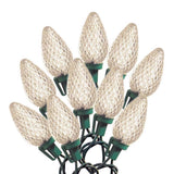 Celebrations Blue LED C9 Warm White 75 ct String Christmas Lights 49 ft., Pack of 4