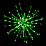 Celebrations Platinum LED Green Radiant Blast 24 in. Hanging Decor