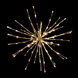 Celebrations Platinum LED Gold Radiant Blast 24 in. Hanging Decor