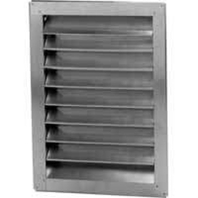 Lomanco LomanCool 812100 Gable Vent, Aluminum, Mill, Flush Installation, Pack of 6