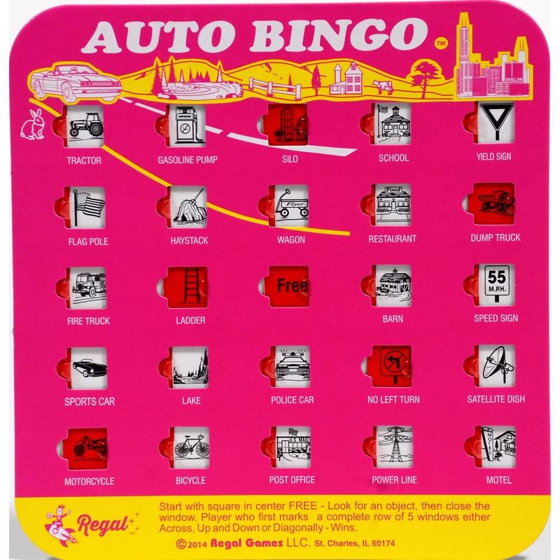 Regal Games Travel Bingo Cards Assorted, Pack of 24