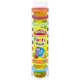 Hasbro Play-Doh Party Pack Tube Multicolored 10 pc
