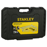 STANLEY STMT82831-LA Ratchet and Socket Set, Chrome, Pack of 2