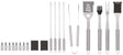 Omaha JJ18626-A BBQ Grill Set, Steel, Stainless Steel