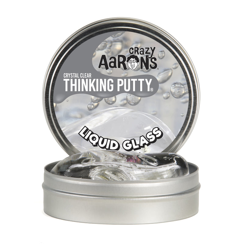 Crazy Aaron's Liquid Glass Thinking Putty Clear