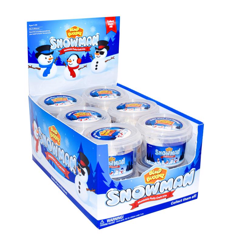 Build Buddiez Snowman Craft Kit Assorted 1 pc, Pack of 12