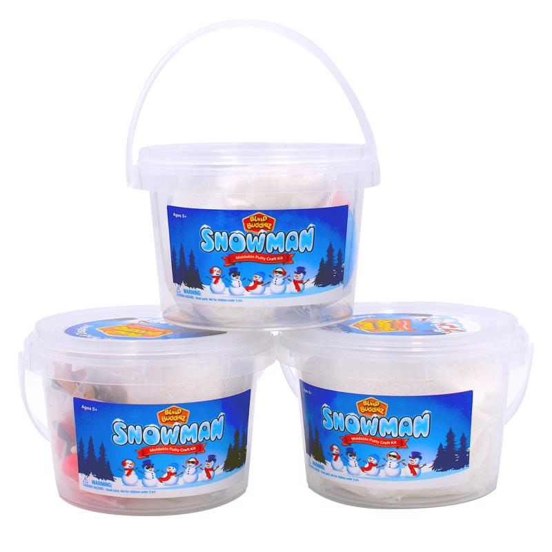 Build Buddiez Snowman Craft Kit Assorted 1 pc, Pack of 12