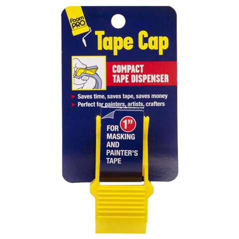 Foam Pro 1 in. W X 2.5 in. L Tape Cutter Yellow, Pack of 40