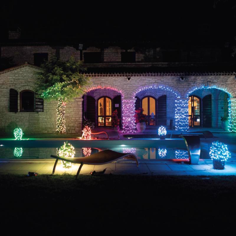 Twinkly LED Micro/5mm Multicolored 400 ct String Christmas Lights 105 ft.