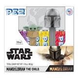 PEZ Star Wars Mandalorian Non Chocolate Candy and Dispenser 1.74 oz, Pack of 12