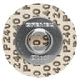 Dremel EZ Lock Series EZ413SA Sanding Disc, 1-1/4 in Dia, 240 Grit, Fine